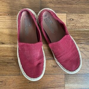 Toms Sunset slip on canvas shoes